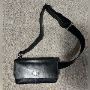 Rachel Comey Daft Fanny Pack, Black Leather, New without tag